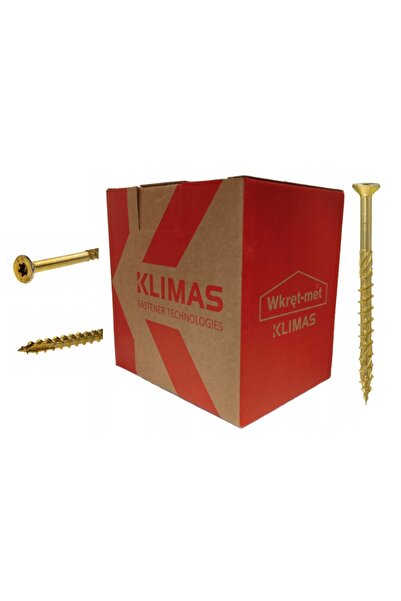 Klimas Wkret-Met Șuruburi pentru lemn 8x260 mm 50 bucăți TORX conici Klimas WKCS