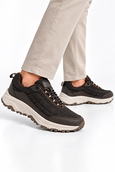 HT HOTİN Mare Unisex Outdoor Wool Inside Rubber Sole Shoes - Brown