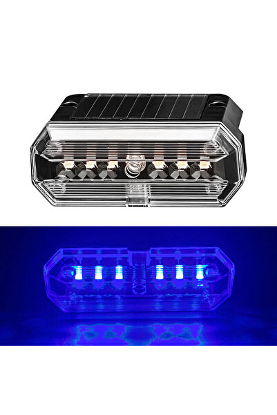 Choice 2pcs blue Universal Solar Warning Light Truck Side Lights LED Flashing...