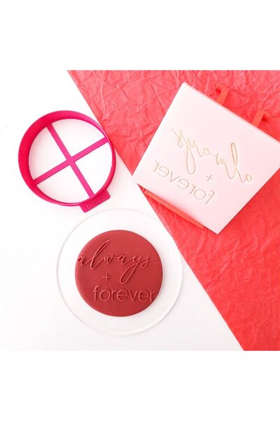 Always + Forever – MorphoMark Şeker Hamuru Kabartma Baskı Kalıbı