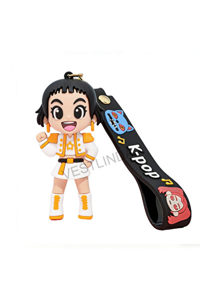 Hasbro 1Pcs 3 Hot-selling KPop Demon Hunter Series Keychain 3D Stereo Doll So...