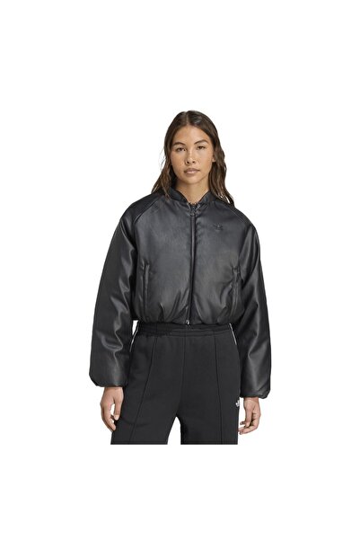 adidas Γυναικείο Μπουφάν Bomber από Συνθετικό Δέρμα με Συνθετικό Πούπουλο L