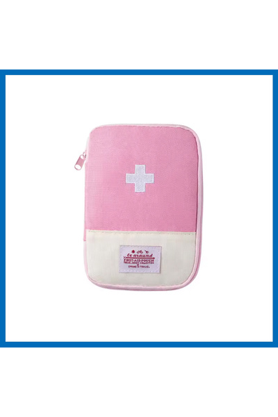 Choice 10.5x15cm pink Portable Medicine Epidemic Prevention Kit Outdoor Trave...