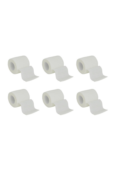 Choice 5cm white-6pcs 1/6pcs Colorful Athletic Wrap Tape Self Adhesive Elasti...