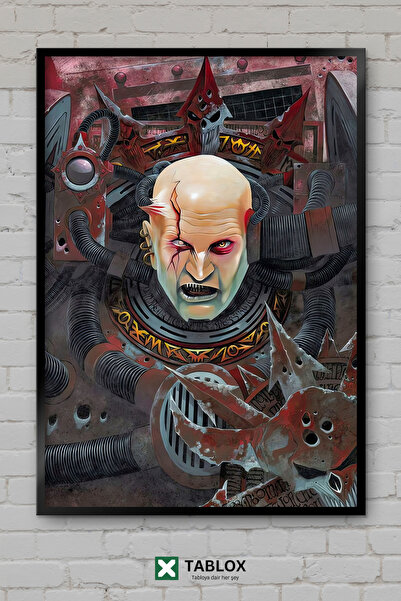 tablomaxtbx Warhammer Chaos Space Marine Warrior Okvir za igru Dekorativni MD...