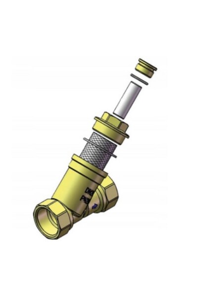 Hydroland Filtru de sedimente înclinat cu inserție magnetică de 1 inch