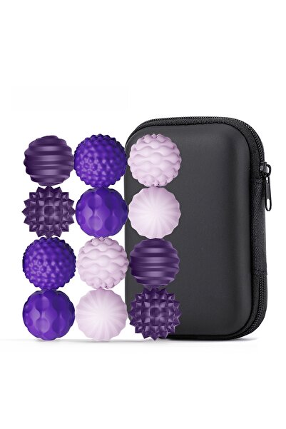 Choice Purple - 12pcs Upgraded Second Magnetic Balls EDC Relief Toys Fidgetin...