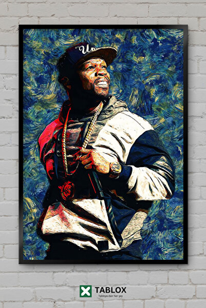 tablomaxtbx 50 Cent Ράπερ Ράπερ Χιπ Χοπ Μουσική Διακοσμητικός πίνακας ζωγραφι...