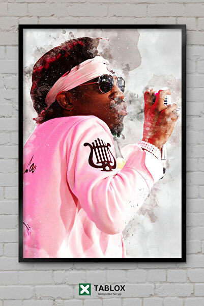 tablomaxtbx Andre 3000 Ράπερ Ράπερ Χιπ Χοπ Μουσική Διακοσμητικός πίνακας ζωγρ...