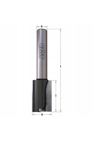 CMT Freză de lemn din carbură de 16mm D=16 I=35 L90 S12 Găurire 177.160.11