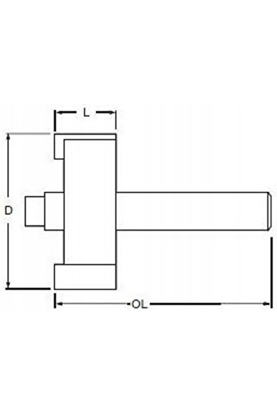 Makita Freză de carotat 8MM 35X12,7MM P-79136