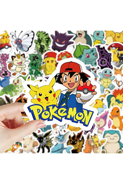 Choice 100PCS 100pcs Kawaii Anime Pokemon Stickers Cute Pikachu Eevee Cartoon...