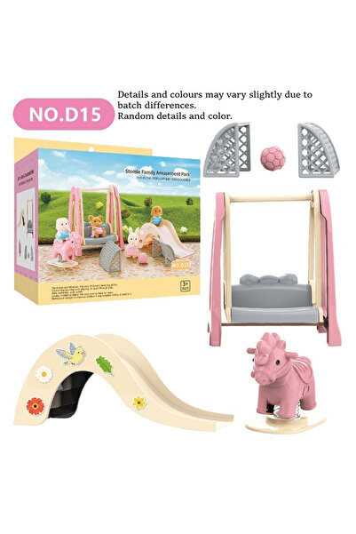 Choice D15 Forest Animal Family Dollhouse Furniture 1/12 Miniature Toys Girl ...