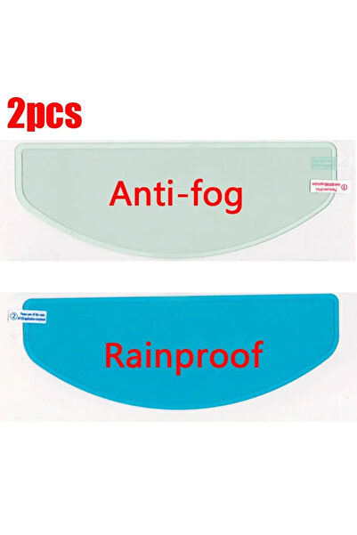 Choice 2Pcs 01 1-2PCS Motorcycle Helmet Clear Rainproof/Anti-fog Film Helmet ...