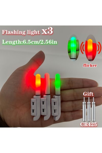 Choice 3pcs Flashing light 3/5pcs, Fishing Indicator Light Night Fishing Bait...