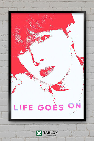 tablomaxtbx Bts Život ide dalje Kpop pesma Korejska muzika Poster Okvir Izgle...