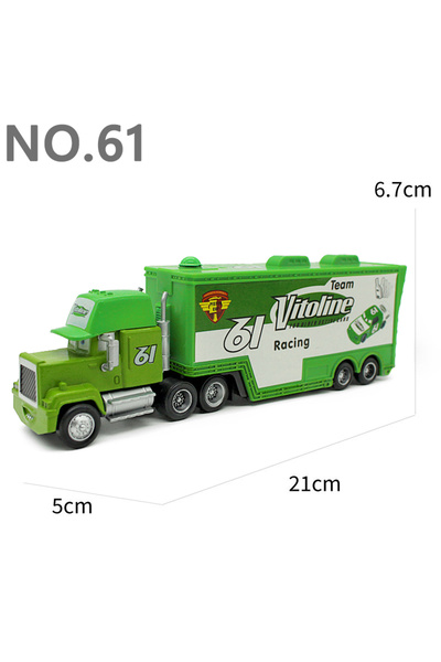 Choice 022 Pixar Cars Truck Storm Jackson Model Car 1/55 Die Casting Containe...