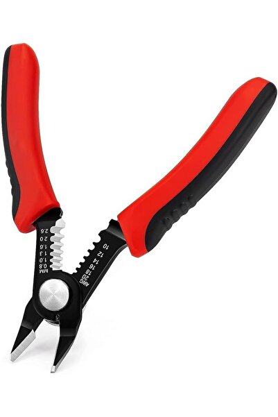 SWIUKPHE Compact Wire Cutter Tool 5 Inch with Ergonomic Grip, Multi-Purpose S...