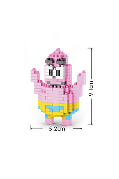 Choice No Box 1 Yellow Sponge Cartoon Square Octopus Crab Mini Building Block...