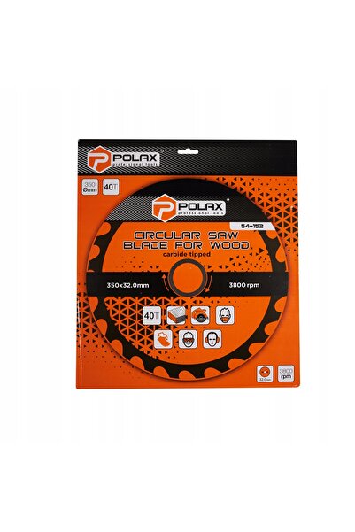 POLAX LAMĂ DE FERĂGĂTOR PENTRU LEMN 350x32,0/30MM 40 DINDĂNE 1 BUC/PACHET