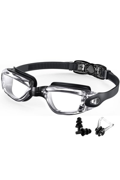 Choice Black Clear Swimming Goggles Professional Waterproof Swim Eyewear Glas...
