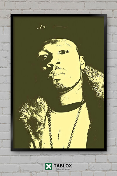 tablomaxtbx 50 Cent Ράπερ Ράπερ Χιπ Χοπ Μουσική Διακοσμητικός πίνακας ζωγραφι...