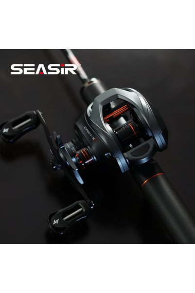 Choice بكرة صيد SEASIR Cast-X2 للرمي باليد اليمنى، نسبة تروس عالية السرعة 7.3...
