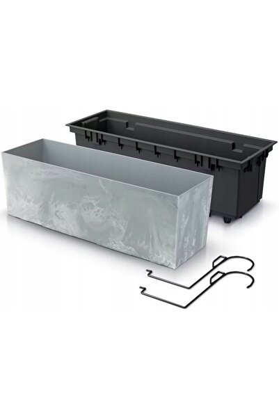 Prosperplast Ghiveci Skrzynka Urbi Case cu efect de beton W DUC600EW