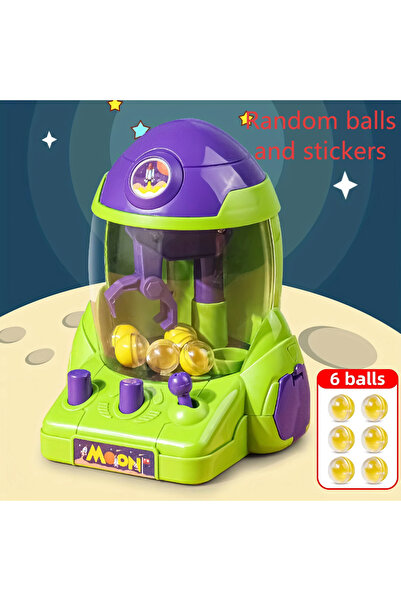 Choice Green Mini Space Rocket Claw Machine Ball Grabber Toy for Boys Girls E...