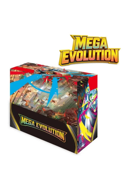 BANDAI 1 box 360Pcs/Set Poke Card MEGA EVOLUTION PHANTASMAL FLAMES Prismatic ...