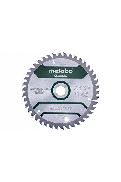 Metabo Lamă de ferăstrău disc clasică MULTI CUT 160x20 cu 42 de dinți 628658000