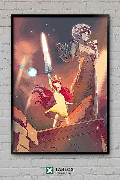 tablomaxtbx Child Of Light RPG Φανταστικό Πλαίσιο Παιχνιδιού με Διακοσμητικό ...