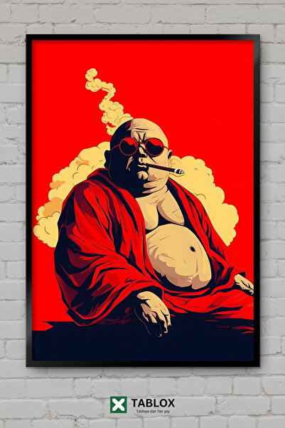 tablomaxtbx Buddha Buda Poster Zen cu tămâie, cu aspect de cadru, tablou deco...