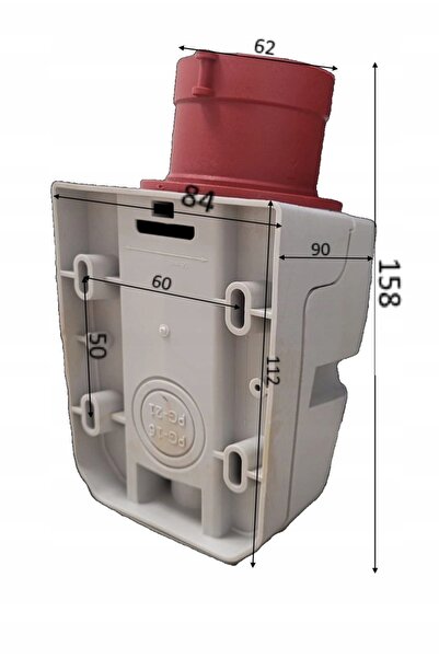 SEZ Priză electrică fixă tip receptor 32A 5P IP 44