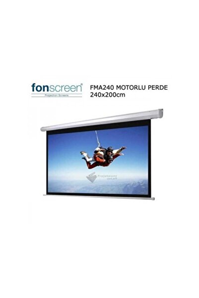 FMA240 240x200 MOTORLU PROJEKSİYON PERDESİ