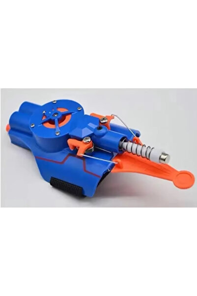 BANDAI Blue Electric Auto Retractable Spider Web Shooter Wrist Mounted Web La...