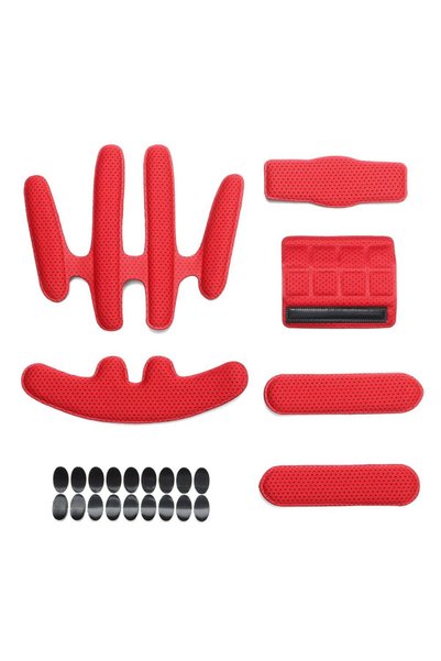 Choice red 1set Replacement Foam Helmet Pads Set Quick-drying Modification He...