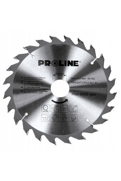 Proline Pânză de ferăstrău circular pentru lemn 210x30/20/16 24z