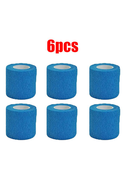 Choice 2.5cm 6pcs blue 6/12pcs Colorful Sport Self Adhesive Elastic Bandage W...