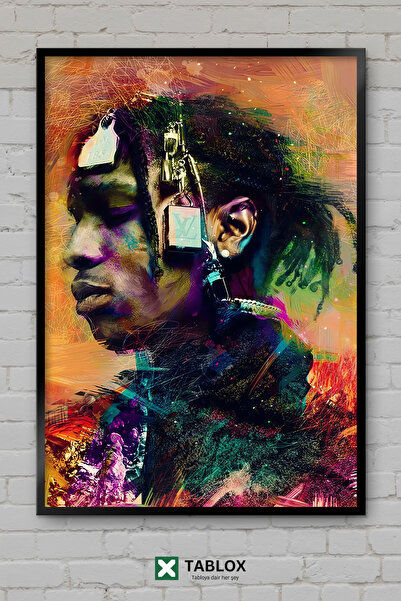 tablomaxtbx Asap Rocky Ράπερ Ράπερ Χιπ Χοπ Τραγουδιστής Μουσική Αφίσα με εμφά...