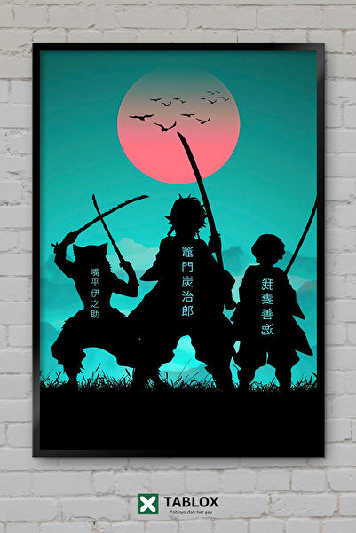 tablomaxtbx Demon Slayer Kimetsu No Yaiba Anime Manga Likovi Okvir Izgled Dek...