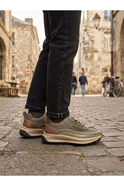SOLMAZ Dragon Bdl5020 Khaki-Beige Men's Casual Sports Shoes