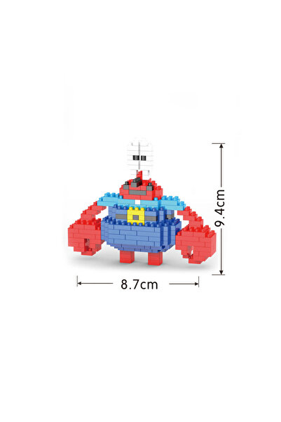 Choice No Box 3 Yellow Sponge Cartoon Square Octopus Crab Mini Building Block...