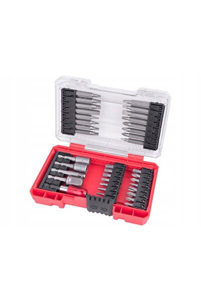 Extol Set de biți, 37 de bucăți, cu mâner magnetic, CrV, PH, PZ, HEX, T, TTa,...
