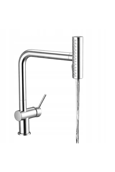 DIAMOND BATERIA SINK BUCĂTĂRIE CROMATĂ PE BĂRĂ ROTATIVĂ CU 4 MODURI HAITI