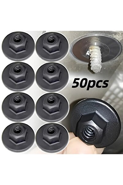 Choice 10pcs 50pcs Exterior Plastic Body Nut Flange Clips for BMW X3 X5 X6 Un...