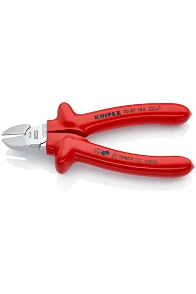 Knipex Clește tăietor lateral cromat izolat tip imersie WG VDE 160 mm KNIPE