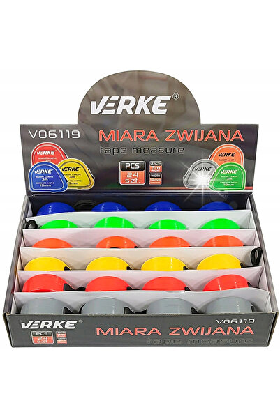 VERKE 24x Ruletă de măsurat, Instrument de măsurare portabil, Instrument de m...