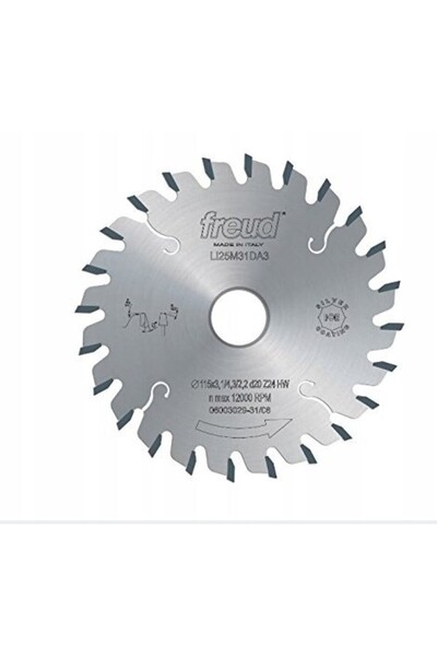 Freud 100 x 3.1 - 4.3 x 22 MM Z24 LI25M31BB3 Lamă de ferăstrău pentru tăiere