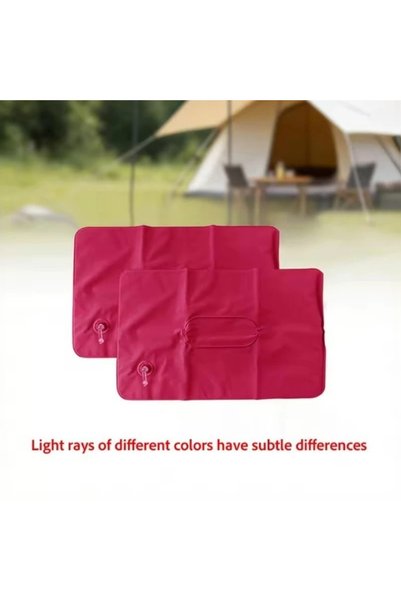 Choice وسادة تخييم قابلة للنفخ خفيفة الوزن للغاية من Red1pc مع دعم للرقبة وال...